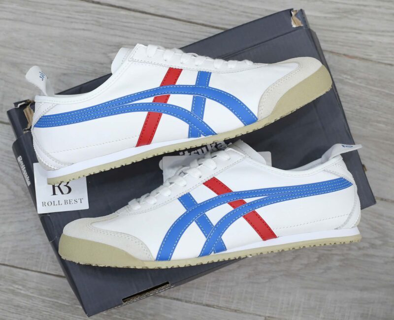 Giày Onitsuka Tiger Mexico 66 Vin Cream Blue Red Best Quality