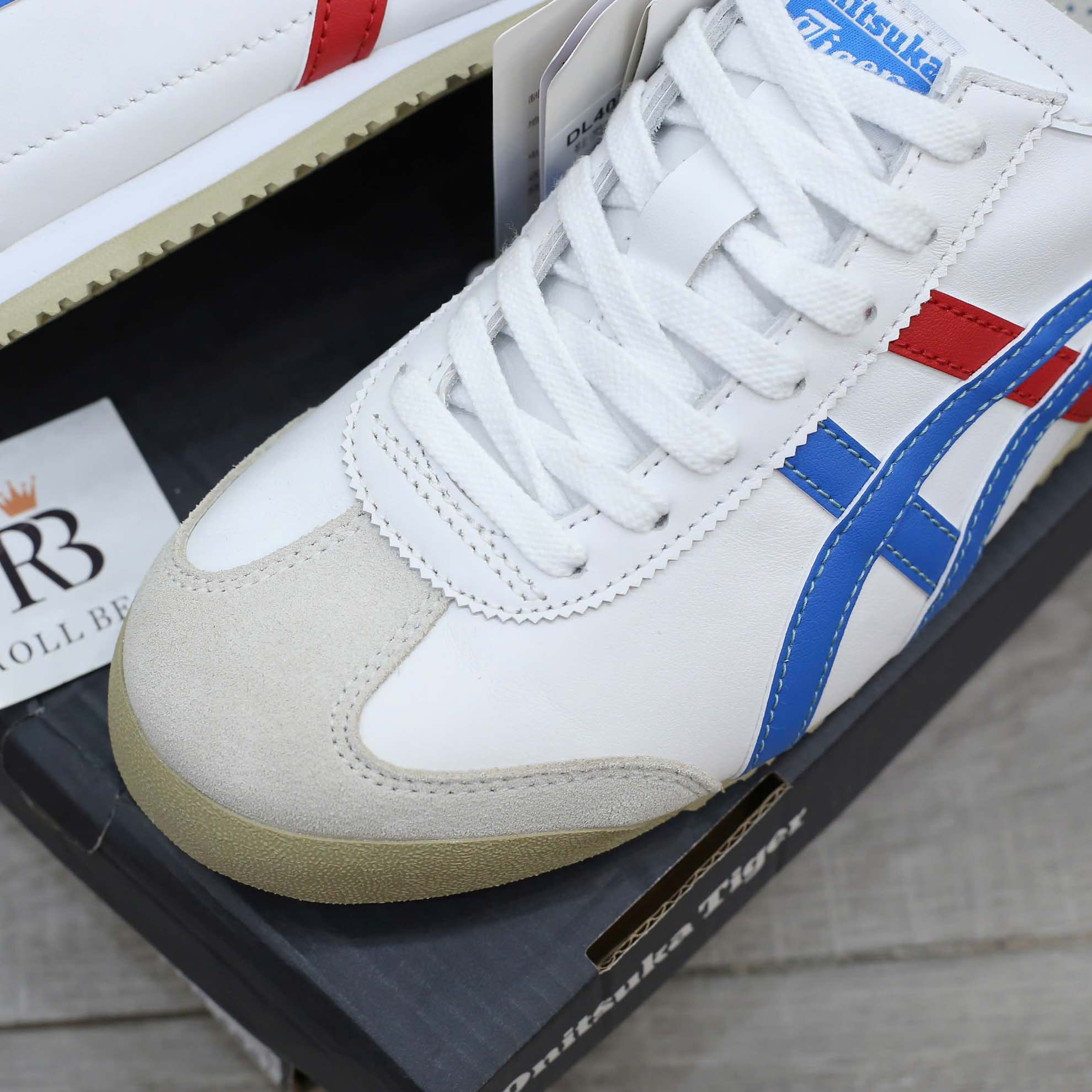 Giày Onitsuka Tiger Mexico 66 Vin Cream Blue Red Best Quality