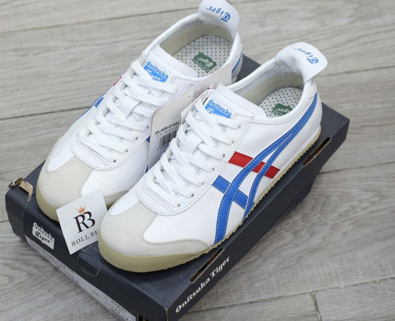 Giày Onitsuka Tiger Mexico 66 Vin Cream Blue Red Best Quality