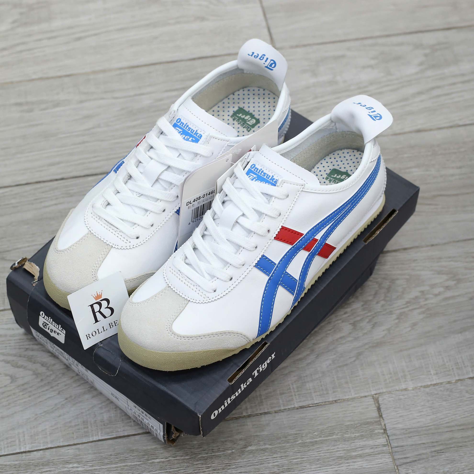 Giày Onitsuka Tiger Mexico 66 Vin Cream Blue Red Best Quality