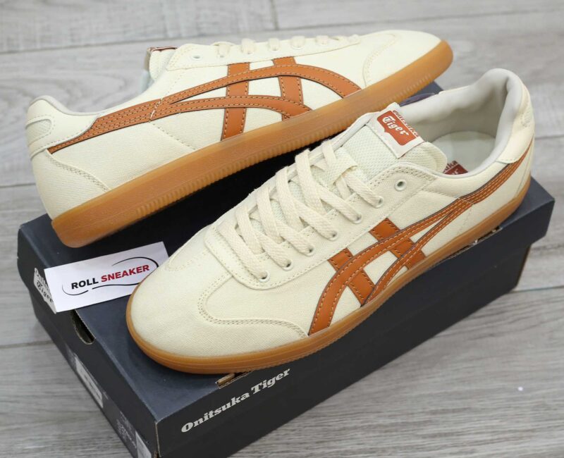 Giày Onitsuka Tiger Tokuten Cream Brown Màu Kem Nâu Like Auth
