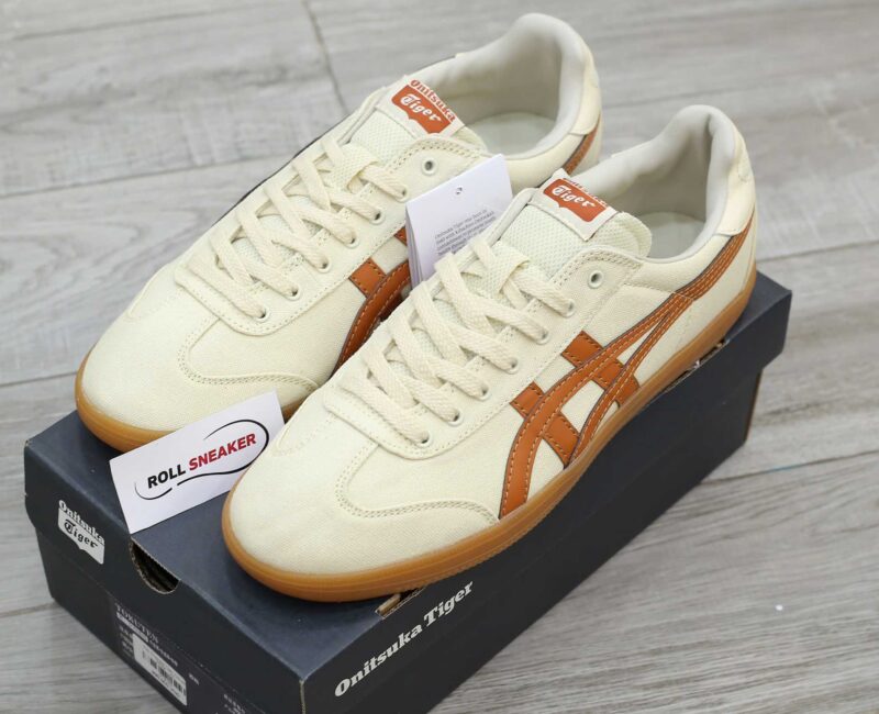 Giày Onitsuka Tiger Tokuten Cream Brown Màu Kem Nâu Like Auth