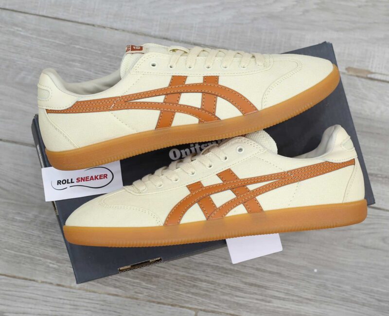 Giày Onitsuka Tiger Tokuten Cream Brown Màu Kem Nâu Like Auth