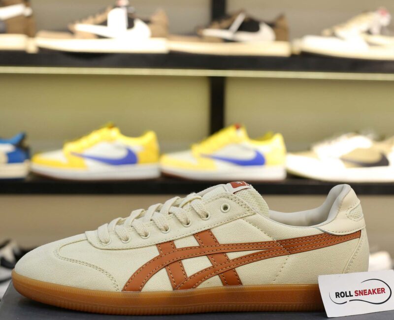 Giày Onitsuka Tiger Tokuten Cream Brown Màu Kem Nâu Like Auth