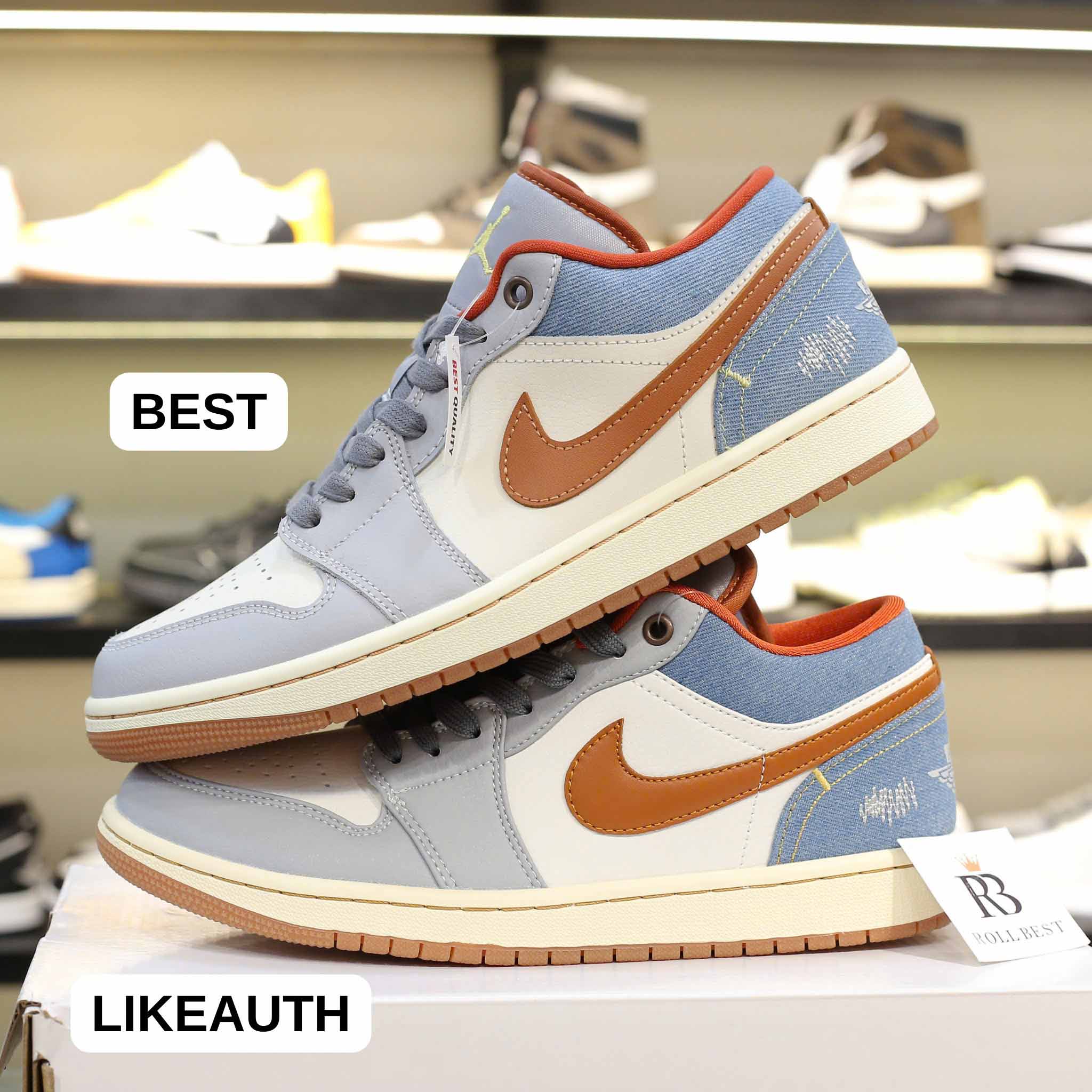 Nike Air Jordan 1 Low Phantom Denim Best Quality