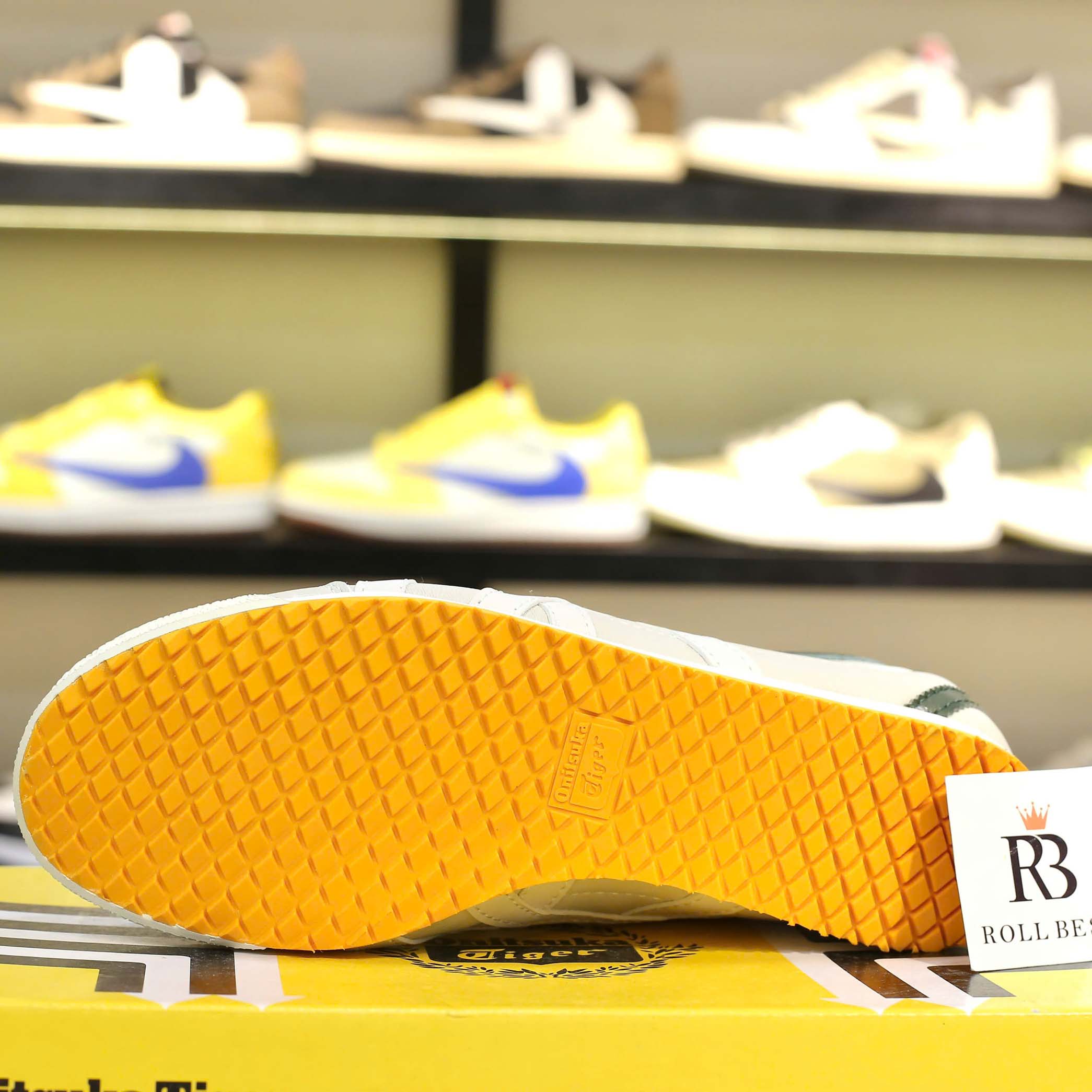 Onitsuka Tiger Mexico 66 SD Cream White Green Best Quality