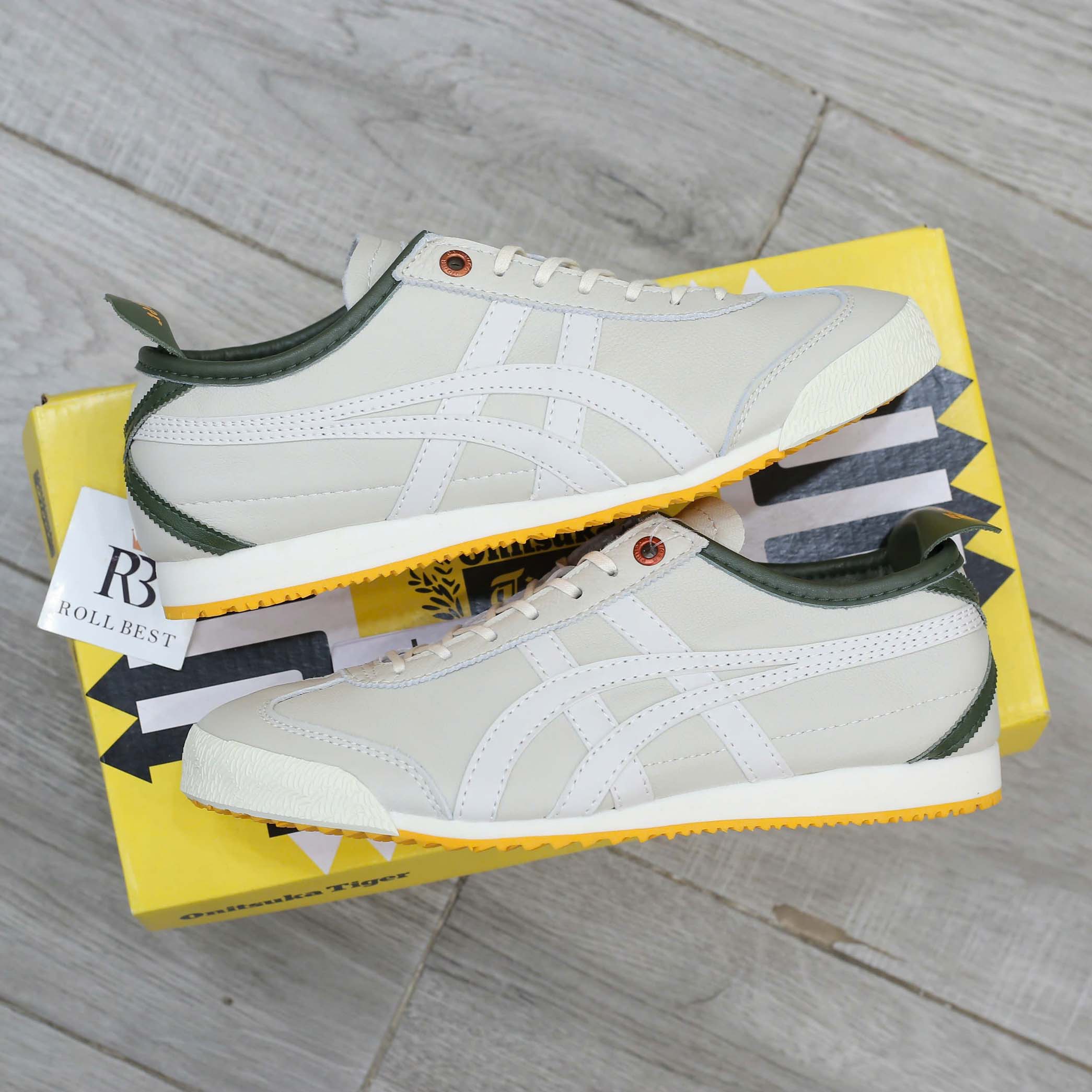 Onitsuka Tiger Mexico 66 SD Cream White Green Best Quality