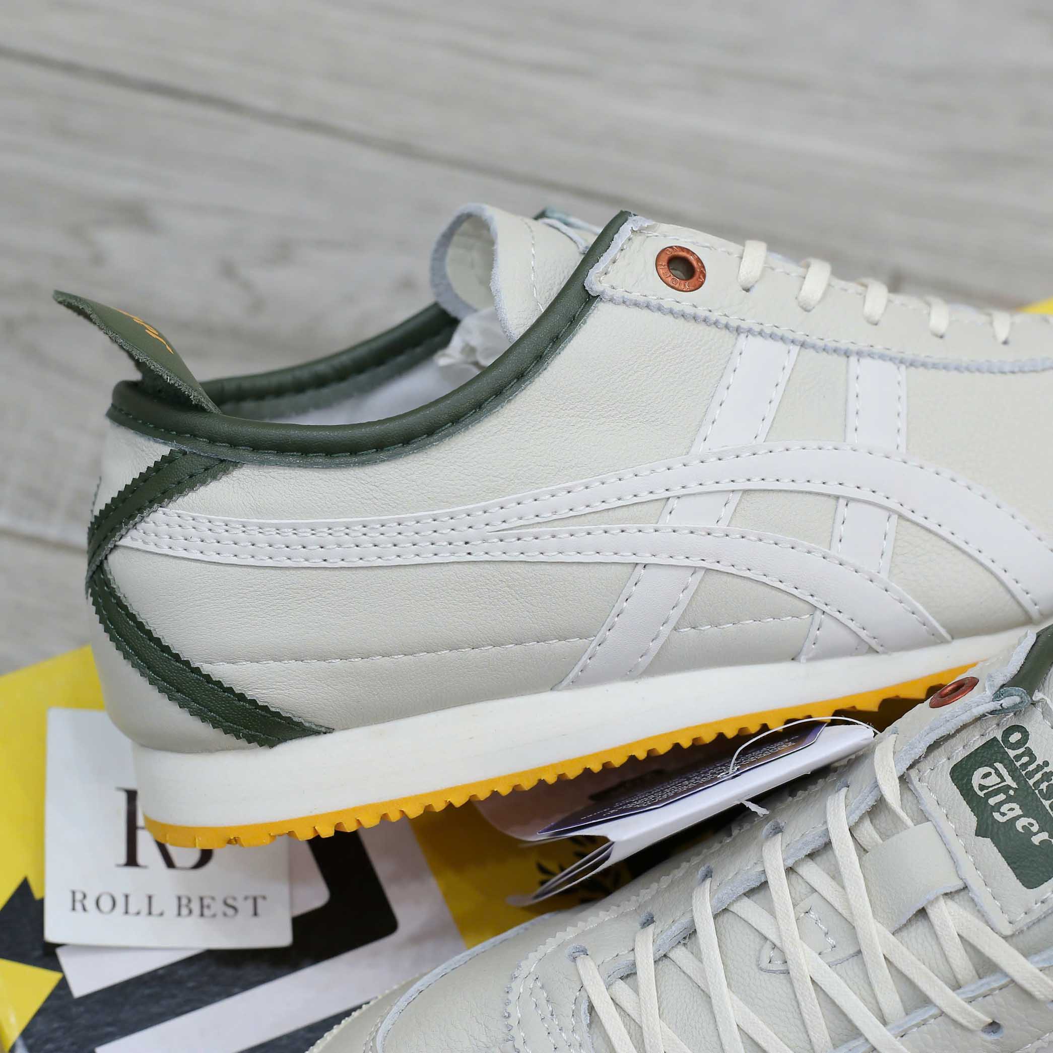 Onitsuka Tiger Mexico 66 SD Cream White Green Best Quality