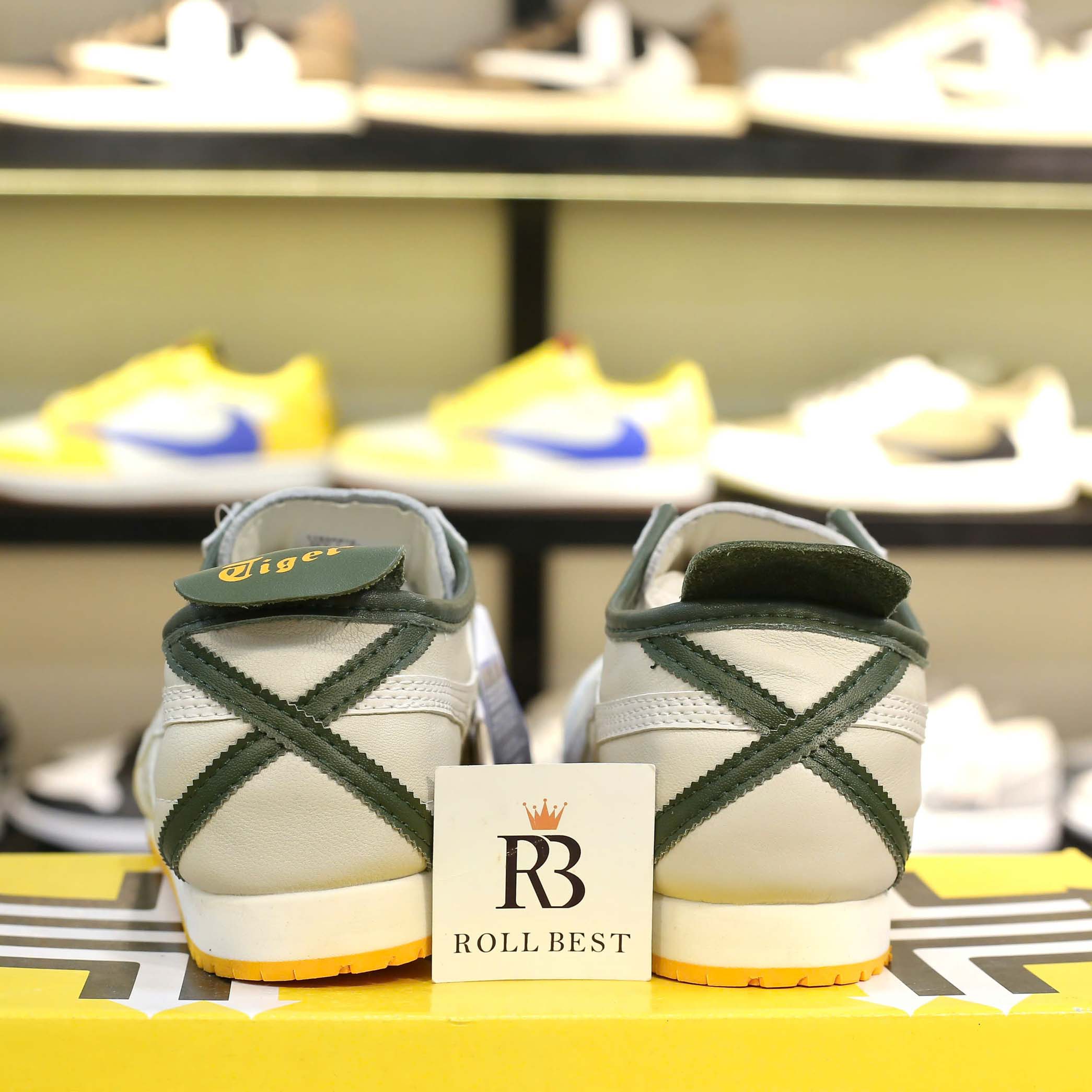 Onitsuka Tiger Mexico 66 SD Cream White Green Best Quality