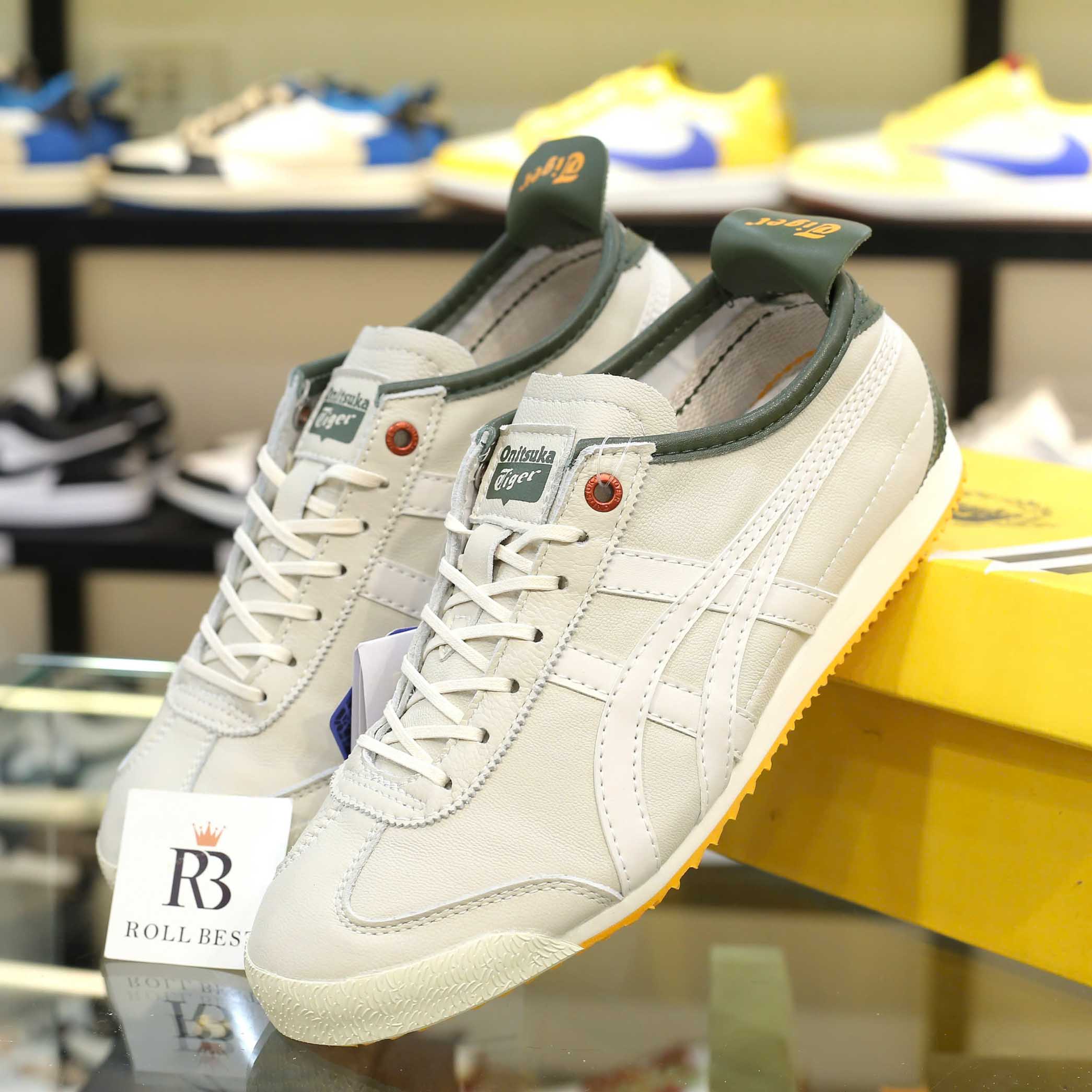 Onitsuka Tiger Mexico 66 SD Cream White Green Best Quality