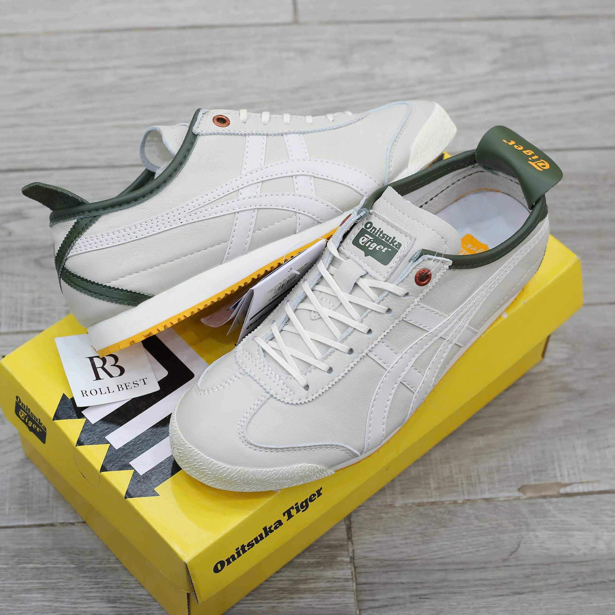 Onitsuka Tiger Mexico 66 SD Cream White Green Best Quality