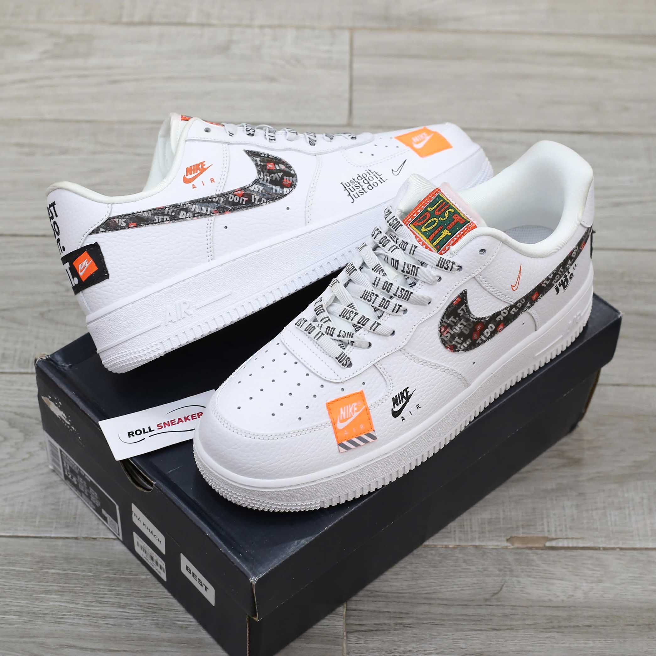 Giày Nike Air Force 1 Just do It Trắng Best Quality