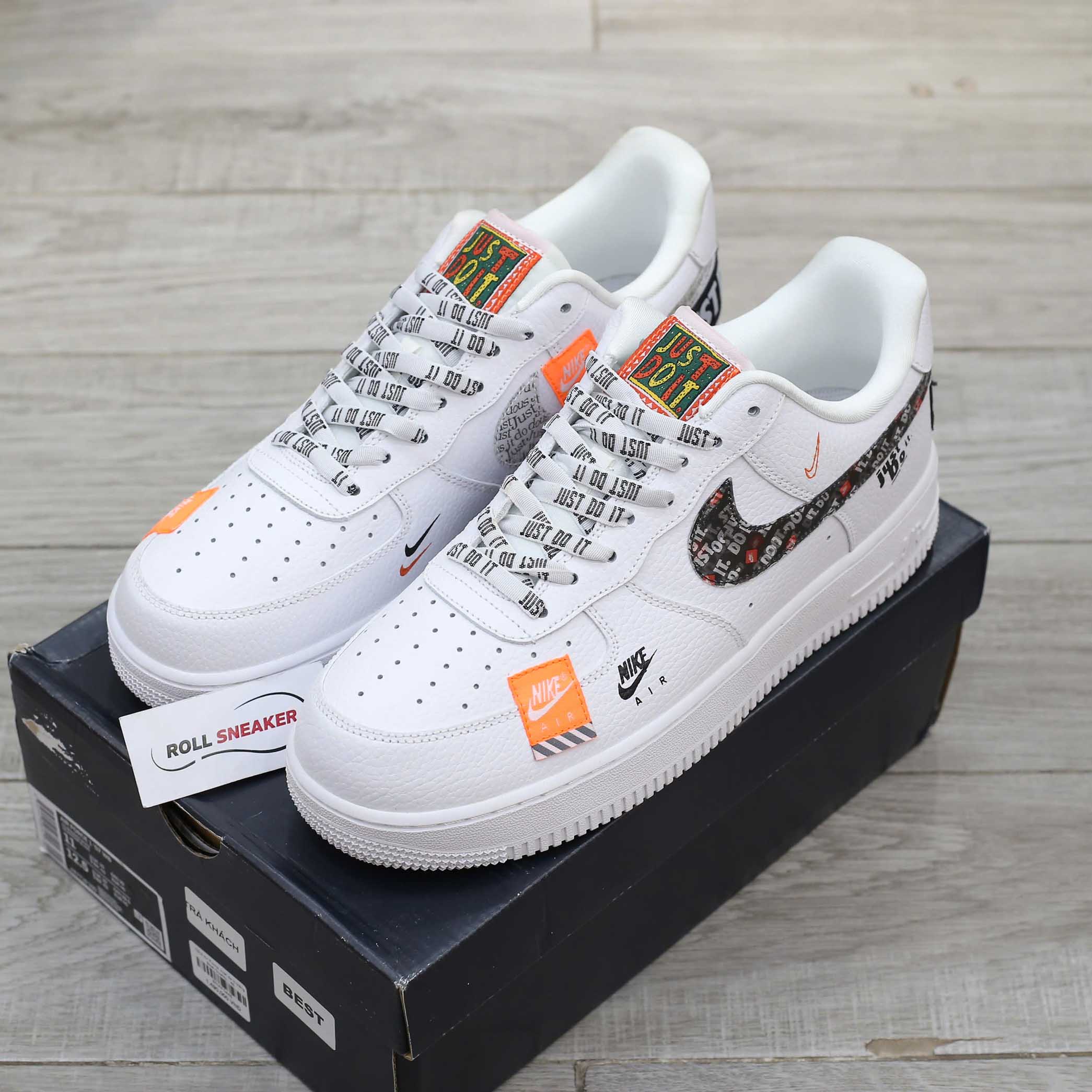 Giày Nike Air Force 1 Just do It Trắng Best Quality
