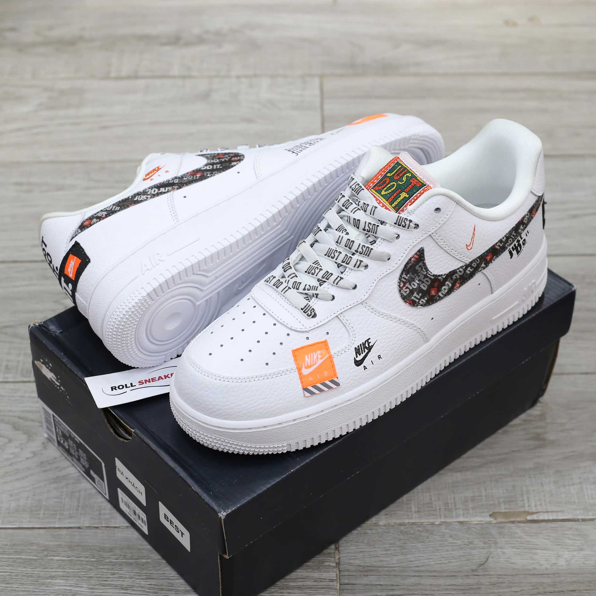 Giày Nike Air Force 1 Just do It Trắng Best Quality