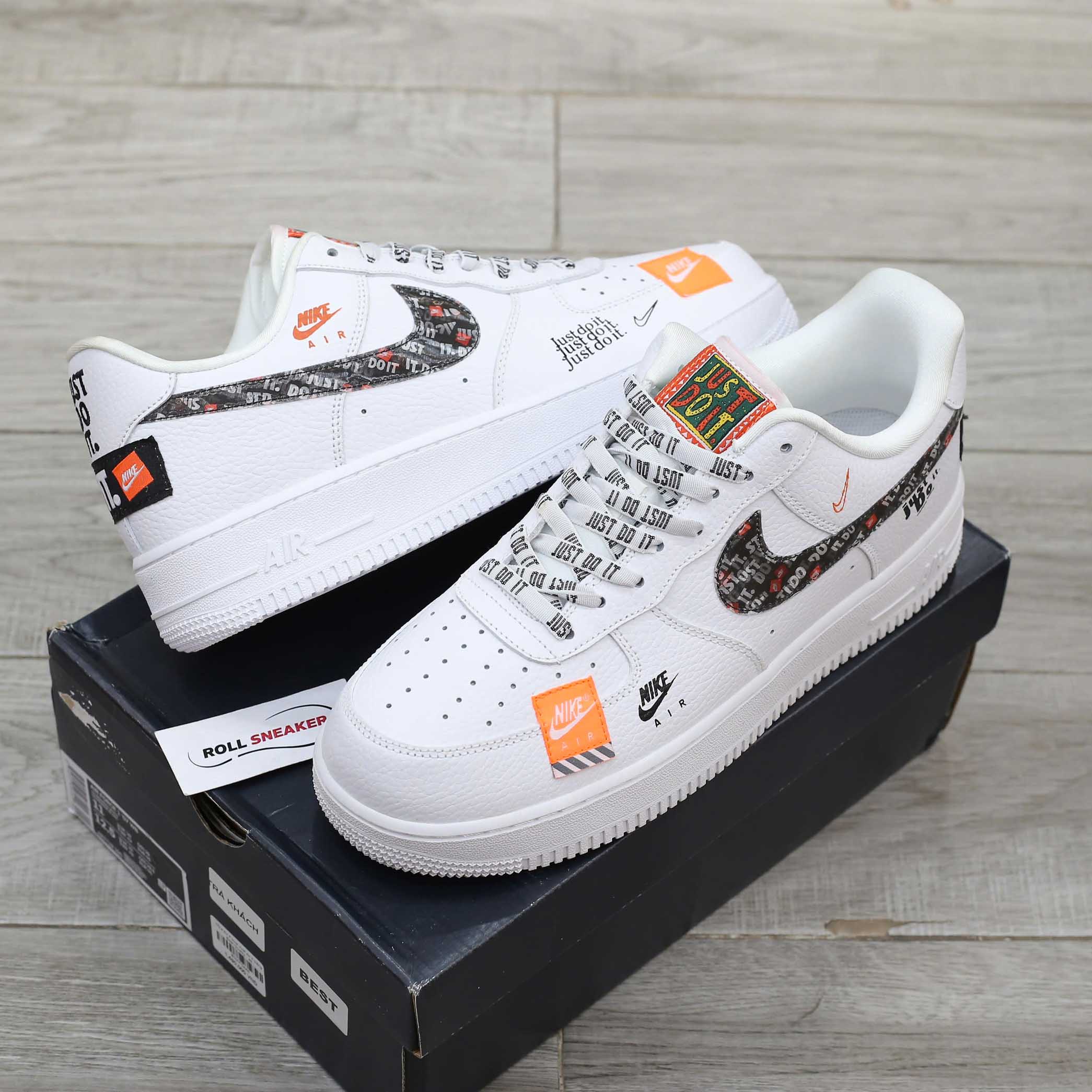 Giày Nike Air Force 1 Just do It Trắng Best Quality