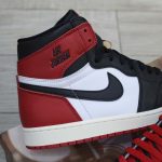 Giày Nike Air Jordan 1 Retro High OG Black Toe Reimagined Best Quality