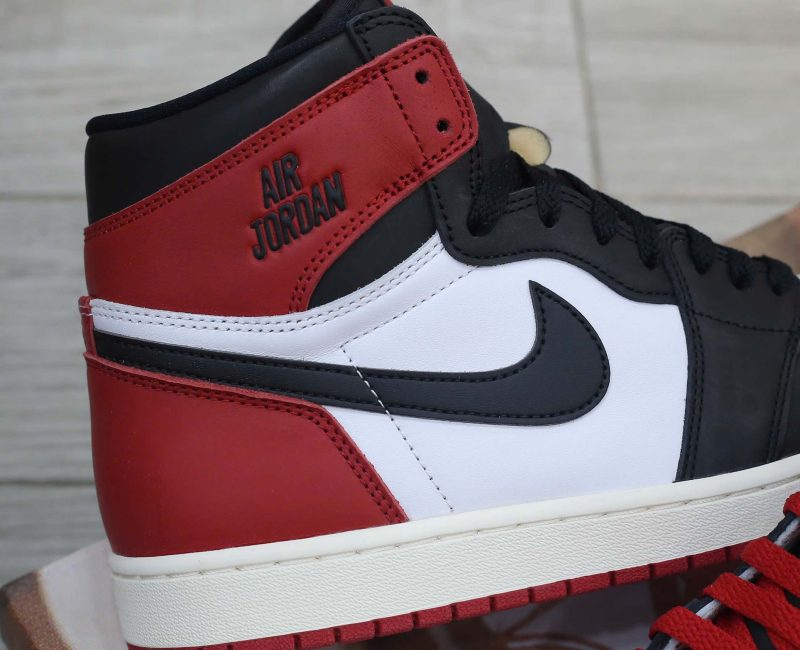 Giày Nike Air Jordan 1 Retro High OG Black Toe Reimagined Best Quality
