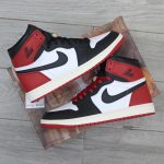Giày Nike Air Jordan 1 Retro High OG Black Toe Reimagined Best Quality