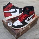 Giày Nike Air Jordan 1 Retro High OG Black Toe Reimagined Best Quality