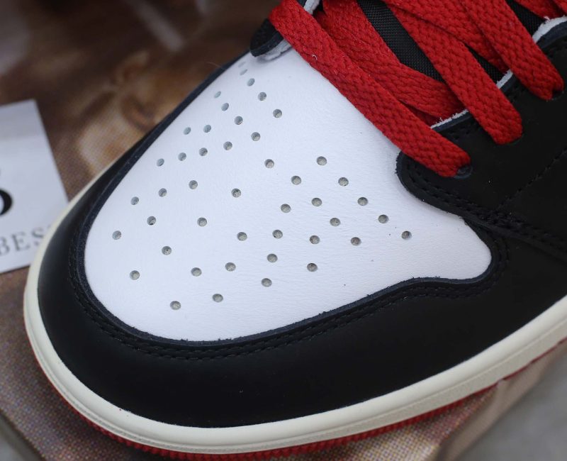 Giày Nike Air Jordan 1 Retro High OG Black Toe Reimagined Best Quality