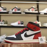 Giày Nike Air Jordan 1 Retro High OG Black Toe Reimagined Best Quality