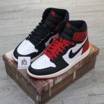 Giày Nike Air Jordan 1 Retro High OG Black Toe Reimagined Best Quality