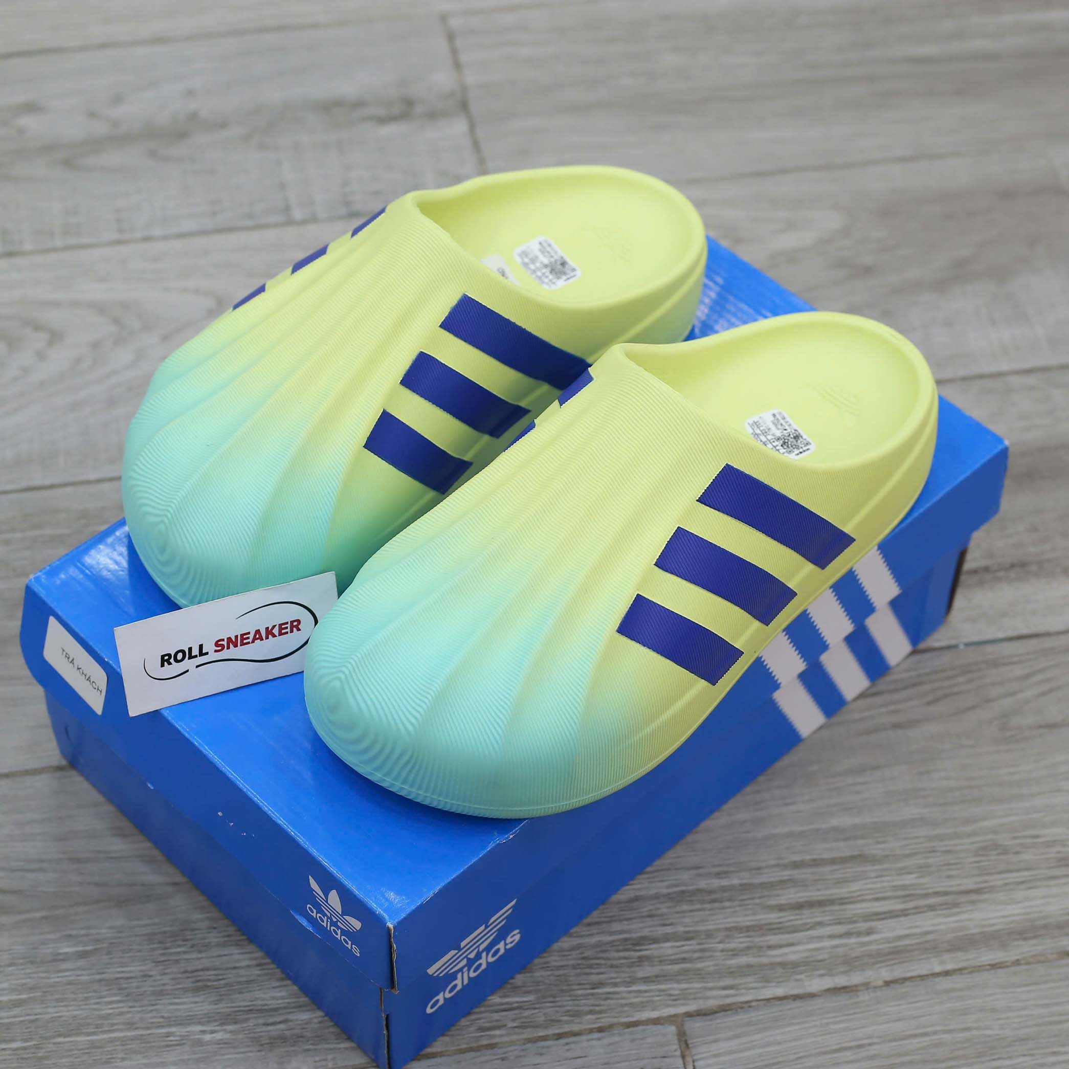 Dép Adidas Originals AdiFOM White Blue Like Auth