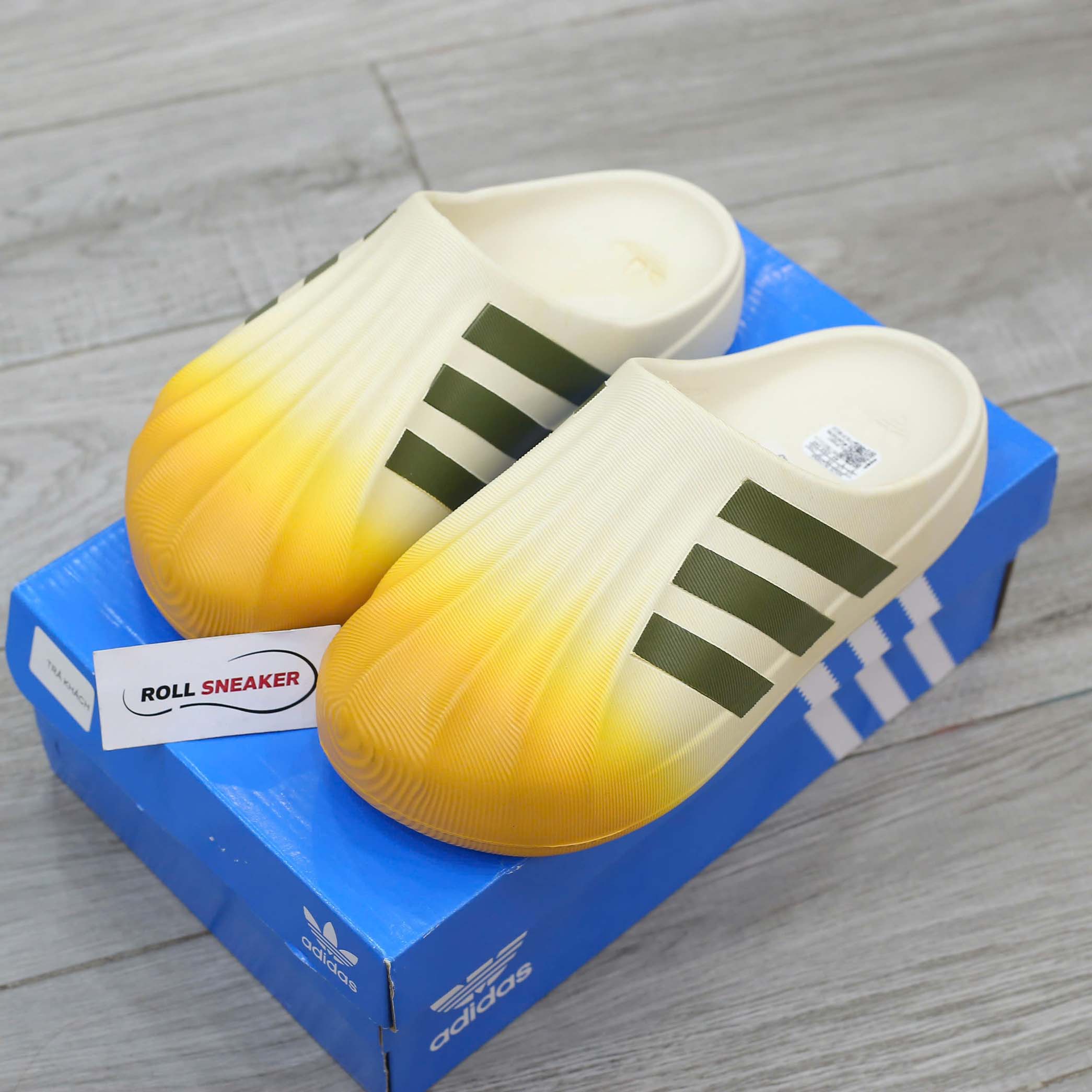 Dép Adidas Originals AdiFOM White Yellow Like Auth