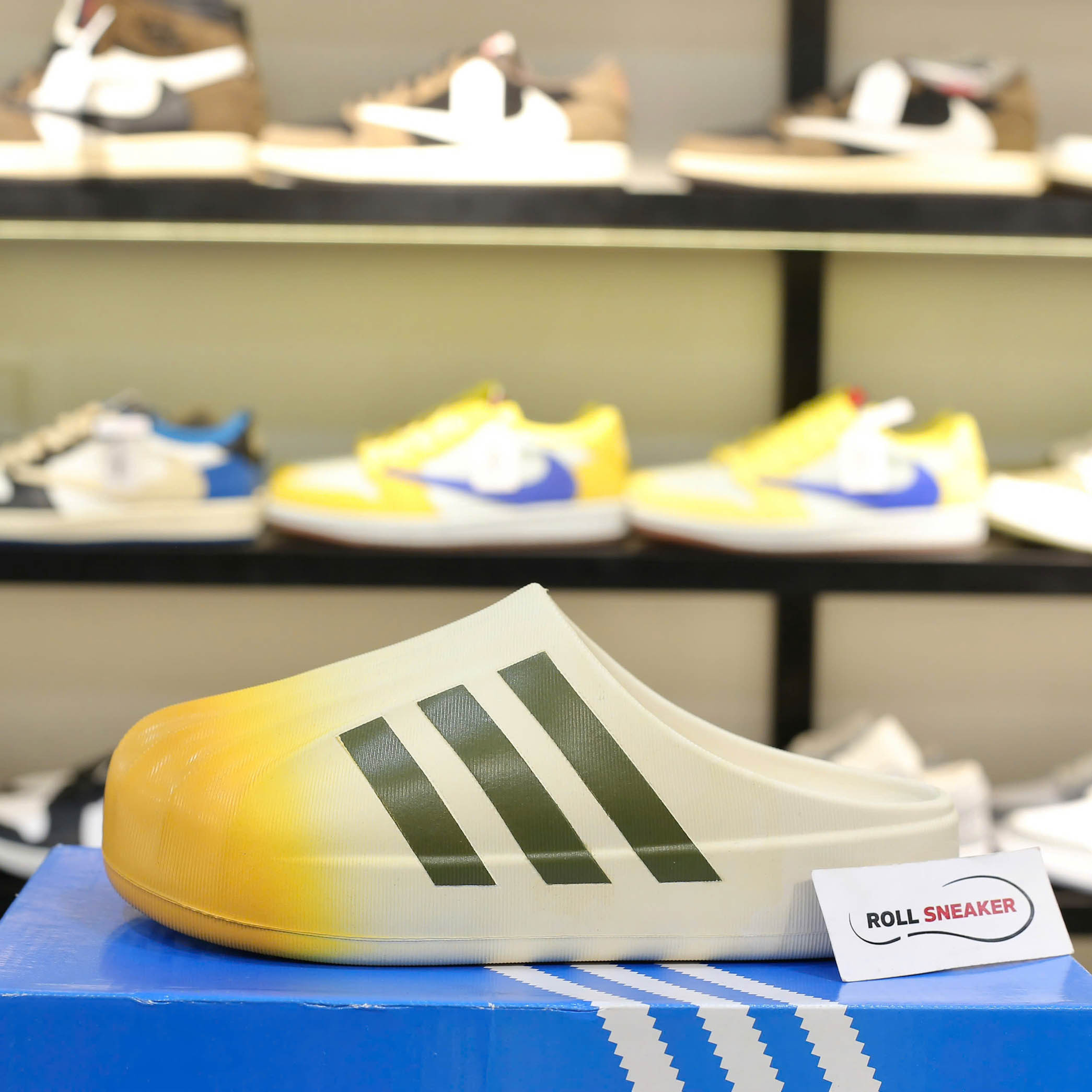 Dép Adidas Originals AdiFOM White Yellow Like Auth