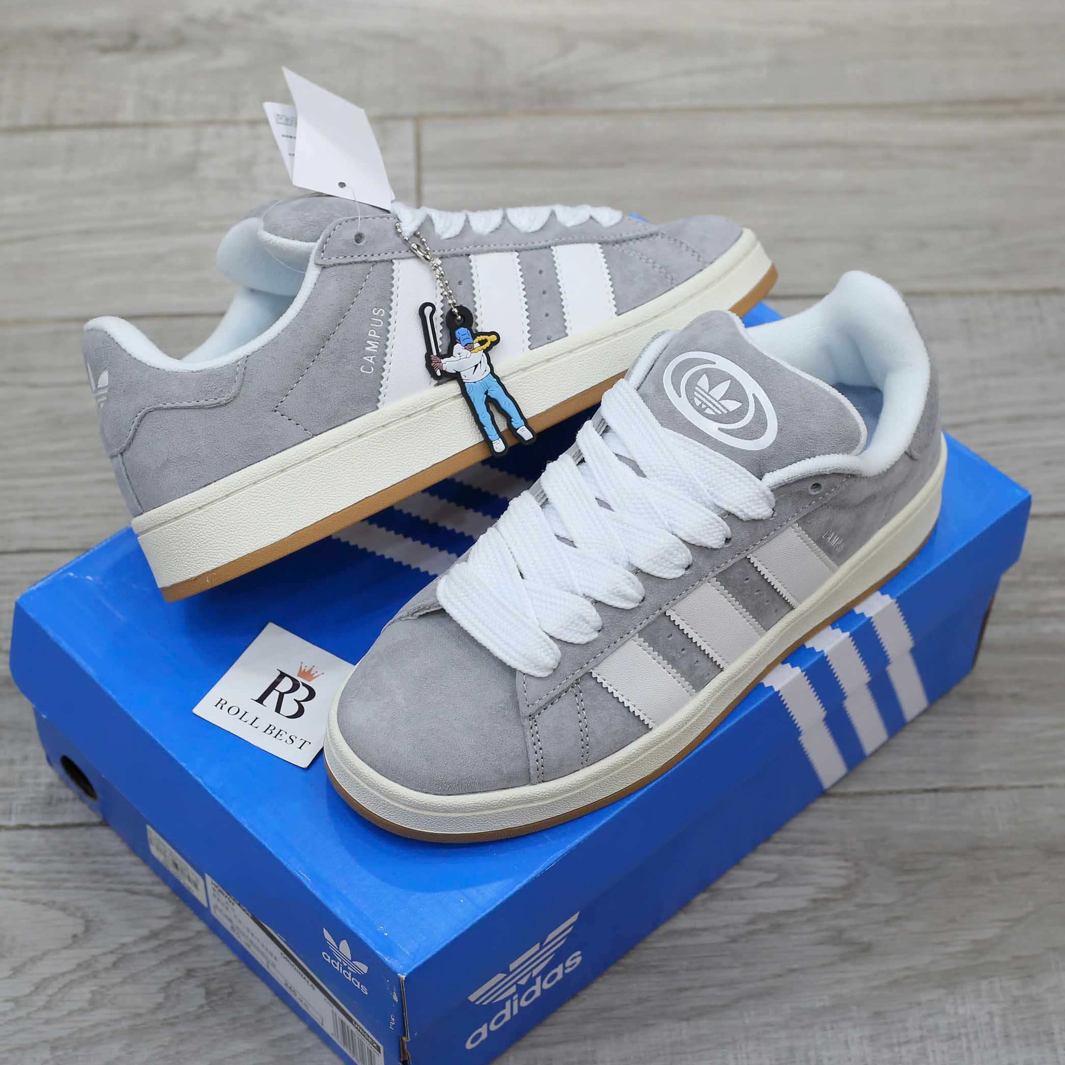 Giày Adidas Campus 00s ‘Grey Cloud White’ Best Quality