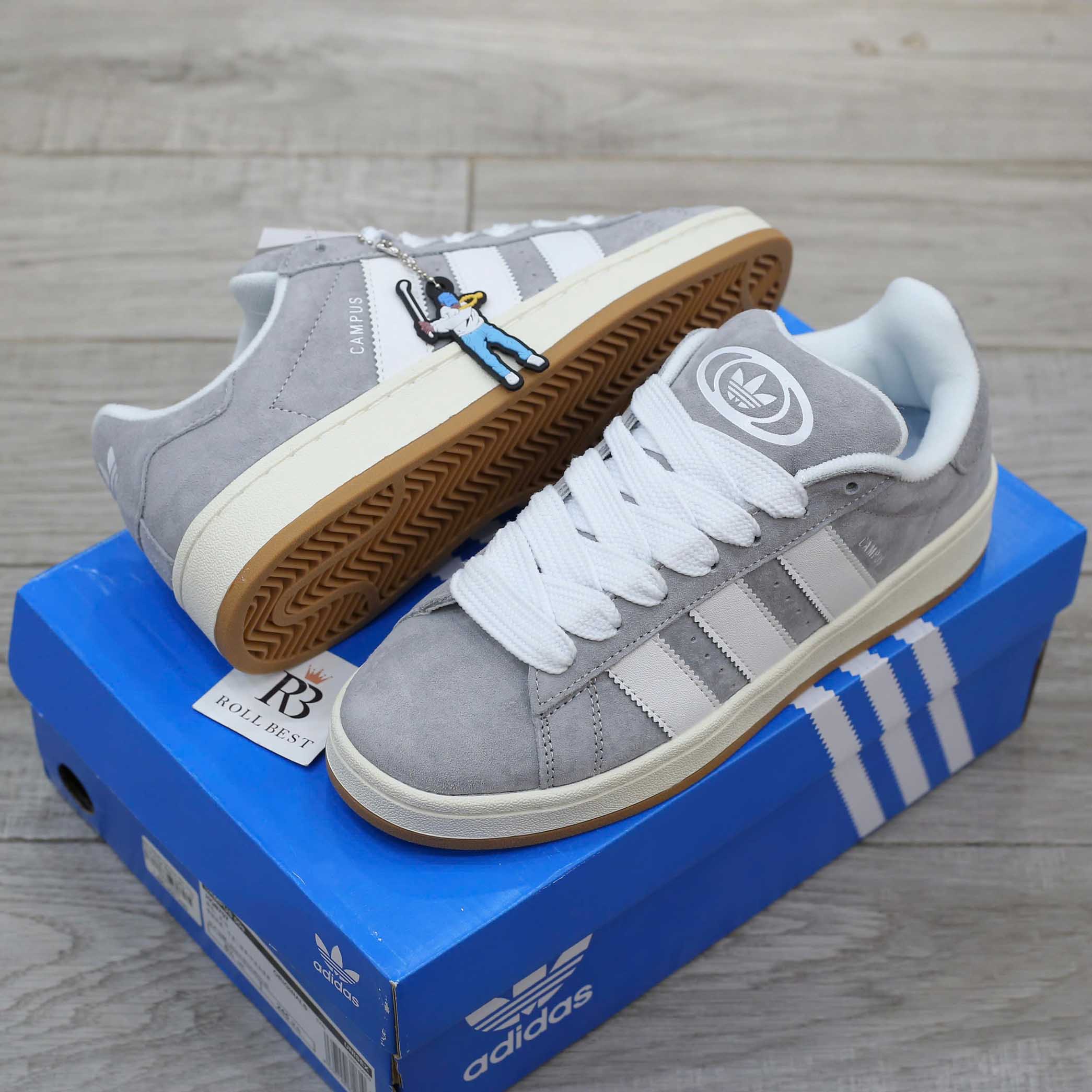 Giày Adidas Campus 00s ‘Grey Cloud White’ Best Quality