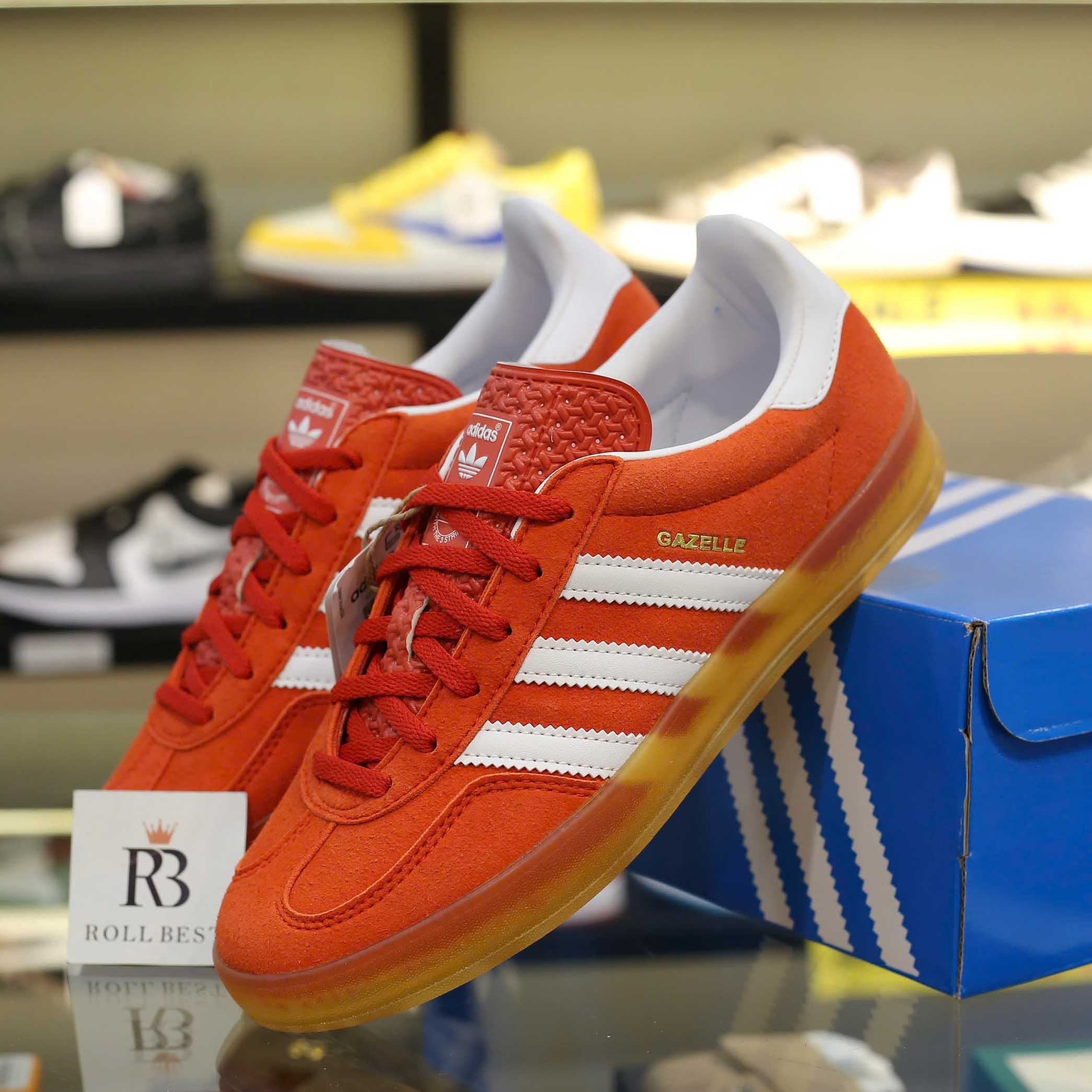 Giày Adidas Gazelle Indoor 'Bold Orange' Best Quality