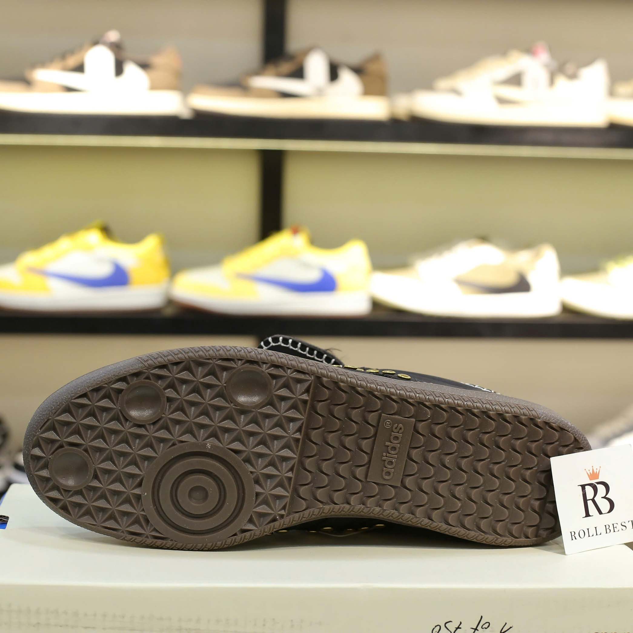 Giày Adidas Samba x Wales Bonner Studded Pack Black Best Quality