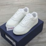 Giày Dior B27 Low White Grained Calfskin White Dior Gravity Best Qualiy