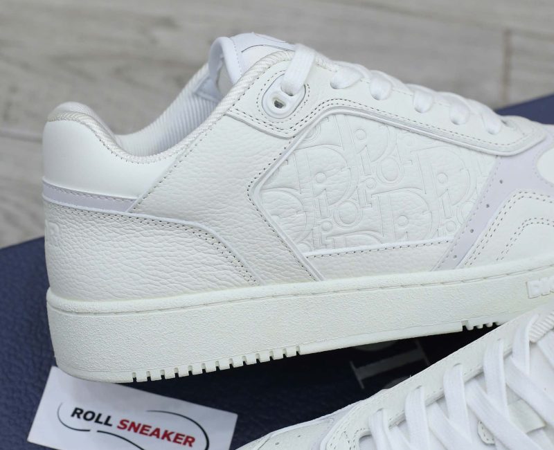 Giày Dior B27 Low White Grained Calfskin White Dior Gravity Best Qualiy