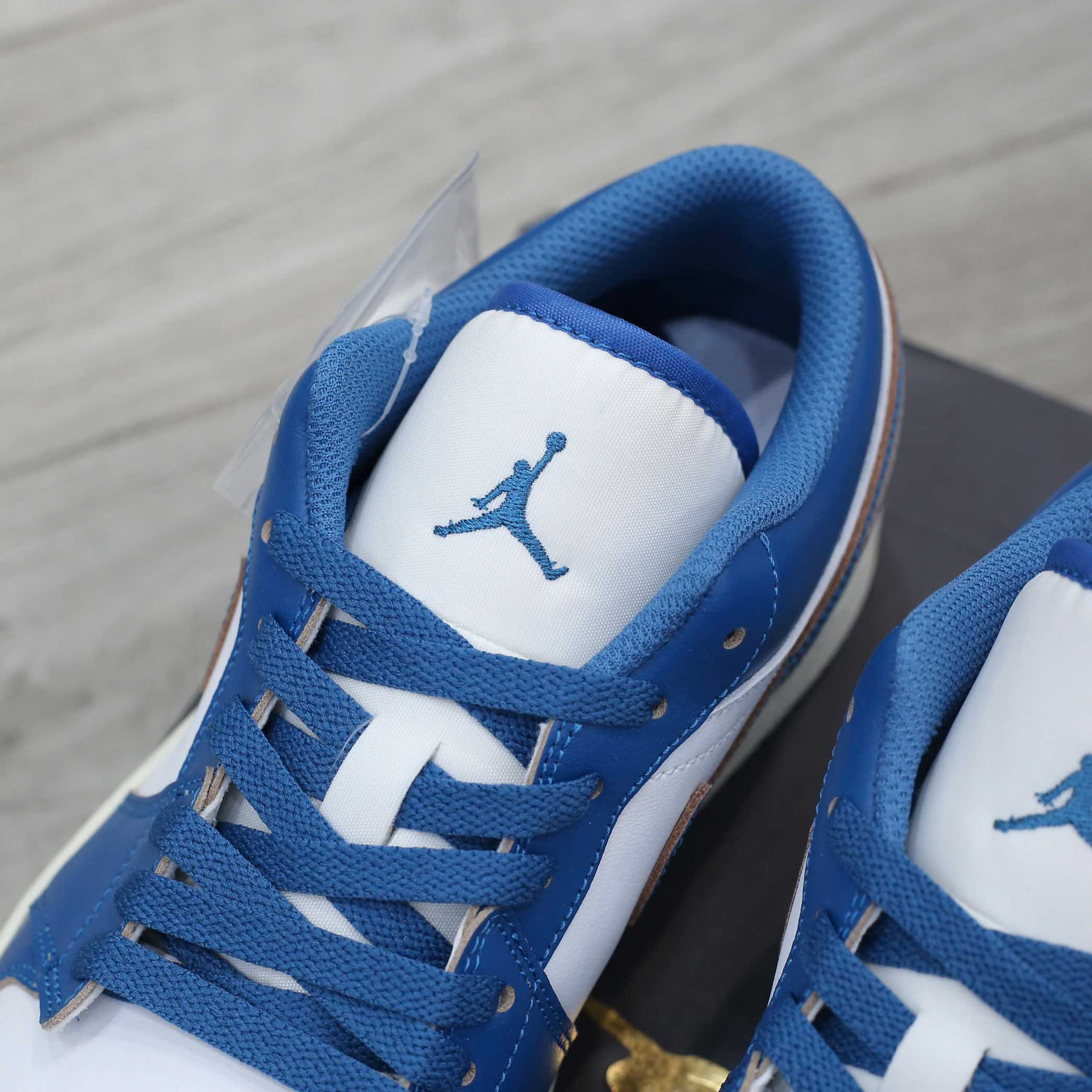 Giày Jordan 1 Low Industrial Blue Best Quality