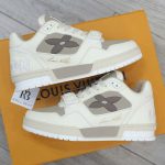 Giày Louis Vuitton LV Trainer Beige Hoa Monogram Best Quality