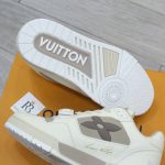 Giày Louis Vuitton LV Trainer Beige Hoa Monogram Best Quality