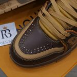 Giày Louis Vuitton LV Trainer Brown Yellow Best Quality