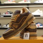 Giày Louis Vuitton LV Trainer Brown Yellow Best Quality