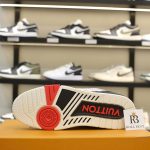 Giày Louis Vuitton LV Trainer White Red Black Best Quality