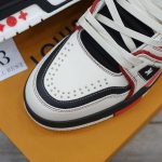 Giày Louis Vuitton LV Trainer White Red Black Best Quality