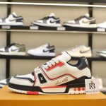 Giày Louis Vuitton LV Trainer White Red Black Best Quality