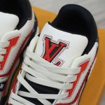 Giày Louis Vuitton LV Trainer White Red Black Best Quality