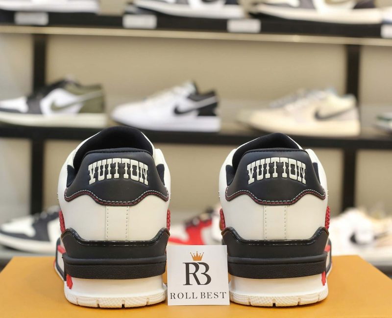 Giày Louis Vuitton LV Trainer White Red Black Best Quality