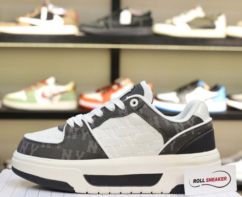 Giày MLB Korea Chunky Liner Classic Mono New York Yankees Black Like Auth