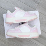 Giày MLB Korea Chunky Liner Classic Mono New York Yankees Pink Like Auth