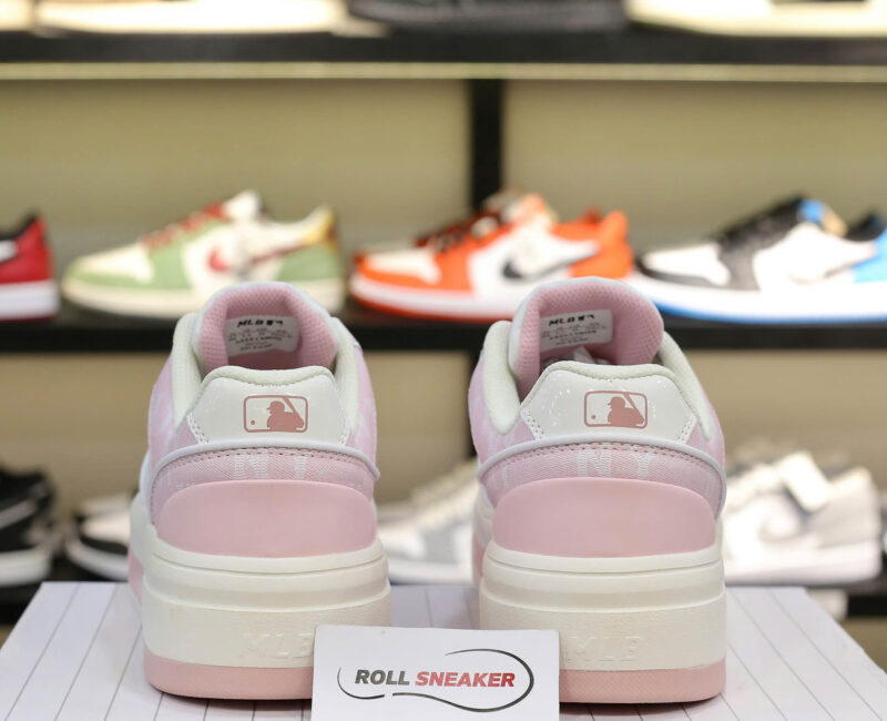 Giày MLB Korea Chunky Liner Classic Mono New York Yankees Pink Like Auth