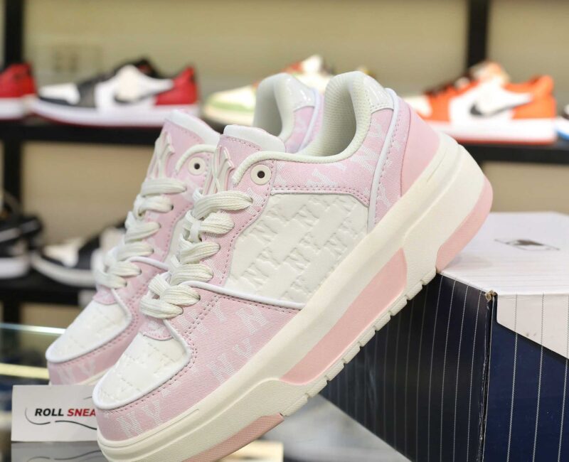 Giày MLB Korea Chunky Liner Classic Mono New York Yankees Pink Like Auth