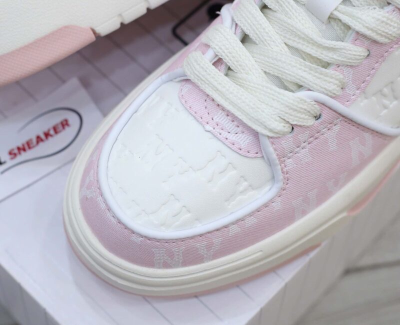 Giày MLB Korea Chunky Liner Classic Mono New York Yankees Pink Like Auth